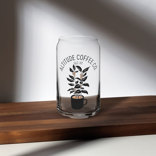 Coffee Plant Glass Can