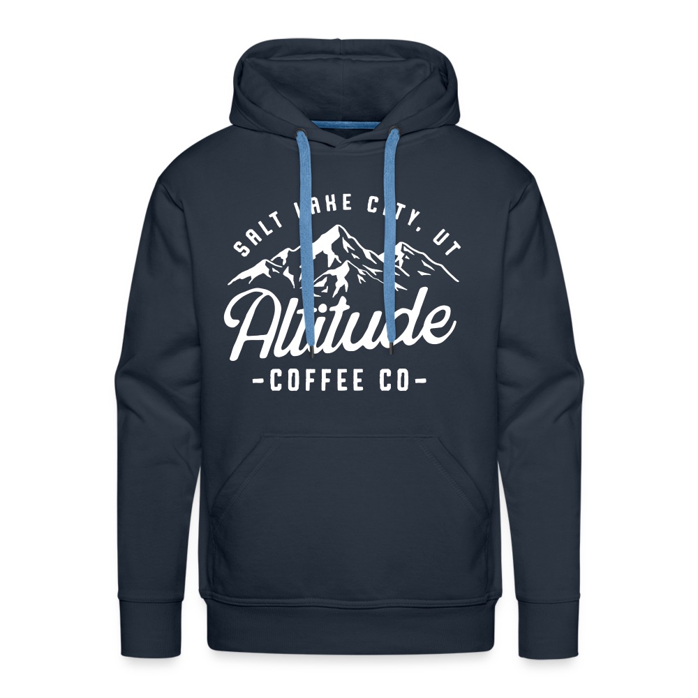 Vintage Mountain Hoodie - navy