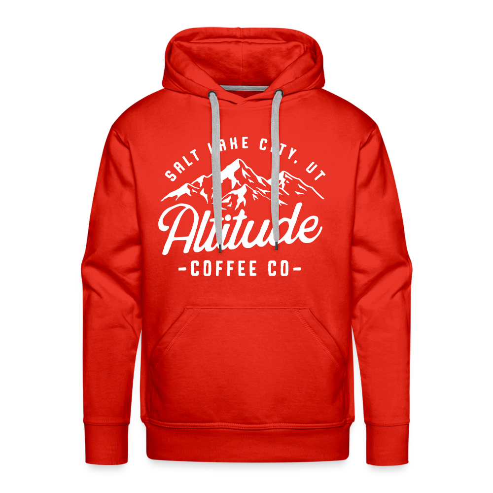 Vintage Mountain Hoodie - red