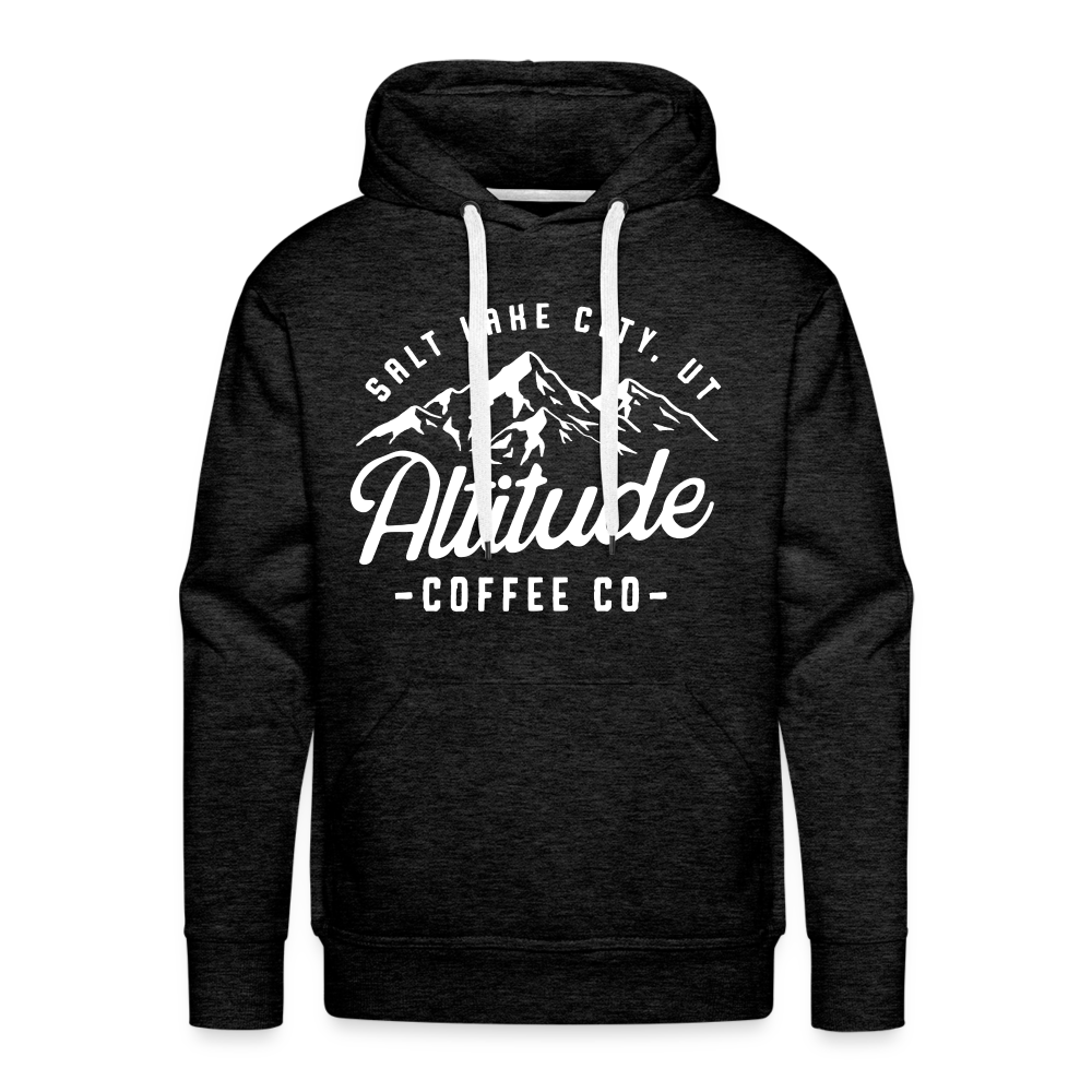 Vintage Mountain Hoodie - charcoal grey